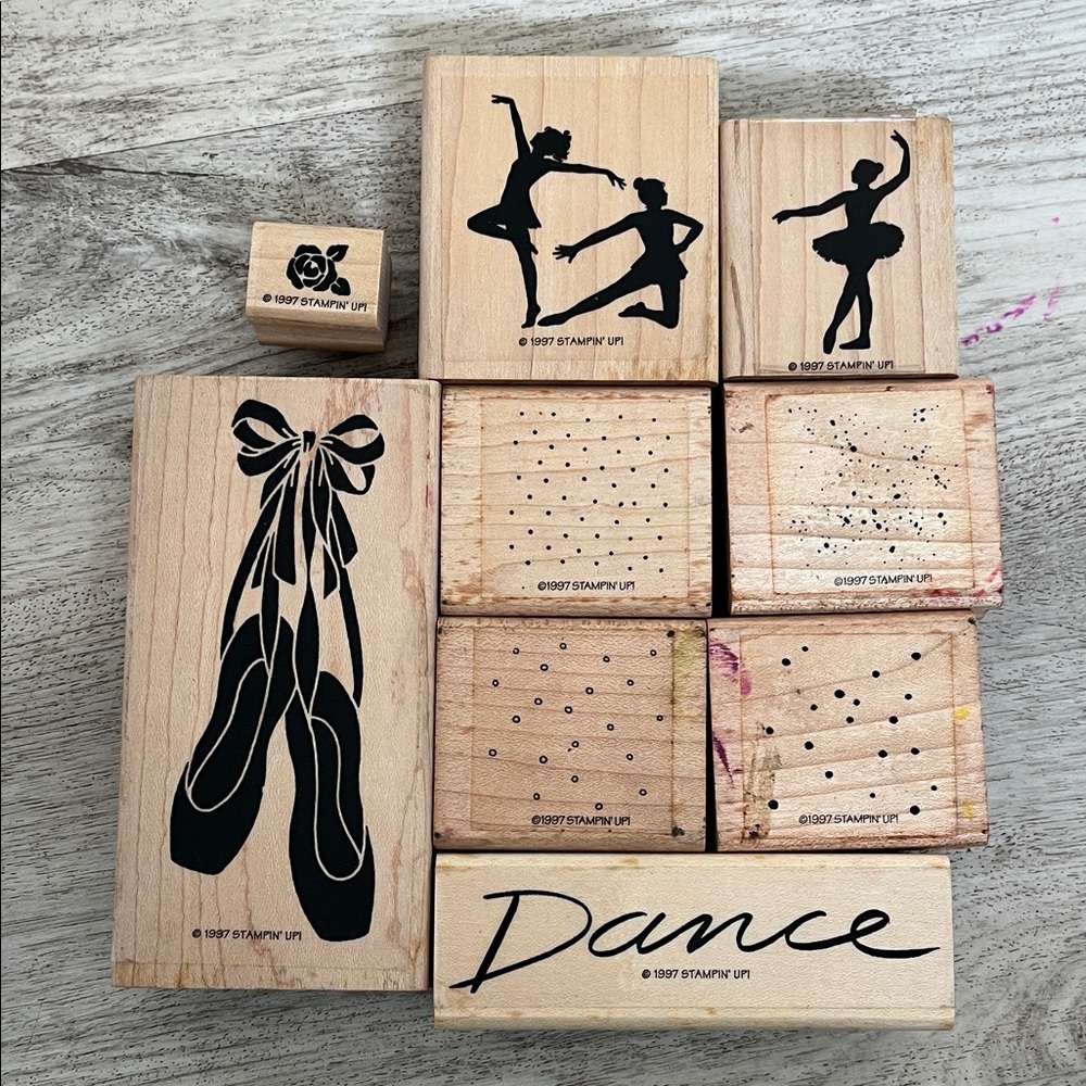 Stampin Up!  Dance Rubber Stamp Set - Ballet Motifs